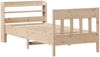 vidaXL Massivholzbett ohne Matratze 90x190 cm Kiefer 3307026 Bild 3