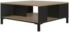 Calicosy Couchtisch quadratisch L81 cm - TRUST - Braun Bild 1