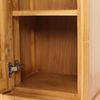 Teak-Hochschrank HWC-M74, Badschrank, 1 Tür 4 Fächer, hochwertiges B-Grade-Teak (Kernholz, 20-30 Jahre) 181x40x35cm Bild 5