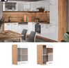 Vicco Küchenschrank Küchenzeile R-Line, Weiß Hochglanz, Hängeglasschrank 40 cm Bild 2