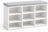 OTTO home Schuhbank Schuchschrank 80, Schuhregal, Schuhtruhe, Schuhkommode, Sitzbank, mit bequemer, abnehmbarer Sitzauflage Bild 2
