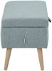 OTTO home Truhenbank AMIRA Sitzbank mit Stauraum, Maße B/T/H: 81/36/43 cm, mit Staufach, in 3 Bezugsqualitäten mit feiner Steppung Bild 4