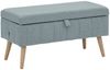 OTTO home Truhenbank AMIRA Sitzbank mit Stauraum, Maße B/T/H: 81/36/43 cm, mit Staufach, in 3 Bezugsqualitäten mit feiner Steppung Bild 2