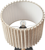 Tischlampe BELESSA Leinen Hellbeige Bild 4