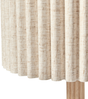 Tischlampe BELESSA Leinen Hellbeige Bild 5