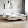 vidaXL Bettgestell Sonoma-Eiche 180x200 cm Holzwerkstoff und Metall 3279783 Bild 1