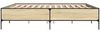 vidaXL Bettgestell Sonoma-Eiche 180x200 cm Holzwerkstoff und Metall 3279783 Bild 5