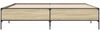 vidaXL Bettgestell Sonoma-Eiche 180x200 cm Holzwerkstoff und Metall 3279783 Bild 4