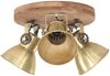 vidaXL Deckenlampe Industriestil 25 W Messing 42x27 cm E27 320510 Bild 2