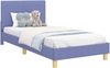 vidaXL Kinderbettgestell mit Kopfteil Jeans blau 80 x 200 cm Stoff 42010993 Bild 2