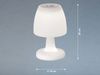 FHL easy 850213 LED Outdoor Tischleuchte Barletta weiß dimmbar RGBW IP44 Bild 4