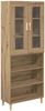 vidaXL Highboard Artisan-Eiche 69,5 x 34 x 180 cm 3415923 Bild 2
