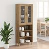 vidaXL Highboard Artisan-Eiche 69,5 x 34 x 180 cm 3415923 Bild 4