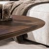 LEVEN Lifestyle Couchtisch Ovaler Couchtisch MILANO aus Akazienholz Braun, Länge 135 cm Bild 4