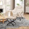 GarveeMore Ohrensessel Relaxsessel mit Hocker Ohrensessel Polstersessel Faulsessel Bild 1
