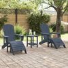 vidaXL Gartenstuhl 2 pcs Marineblau 83 x 74 x 92 cm Polyethylen 3335843 Bild 3