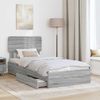 vidaXL Aufbewahrungsbett Graues Sonoma 100 x 200 cm Holzwerkstoff 3412309 Bild 3