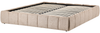 Bett mit Stauraum ohne Kopfteil GENAS Stoff Beige 160 x 200 cm Bild 4