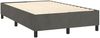 vidaXL Boxspringbett mit Matratze Dunkelgrau 120x200 cm Samt 3137774 Bild 4
