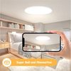 JDONG LED Deckenleuchte Flach Rund Ø23CM/30CM/40CM/50CM/60CM Deckenlampe, Rund Flach, 4000K Neutralweiß, Lamp für Wohnzimmer Schlafzimmer Küche Balkon Büro Flur Bild 1