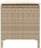 vidaXL Garten-Fußhocker 2 Stück Beige und Creme 38 x 38 x 45 cm 42025387 Bild 4