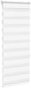 vidaXL Doppelrollo Weiß 60x150 cm Stoffbreite 55,9 cm Polyester 4014747 Bild 3