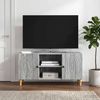 vidaXL TV-Schränk Graues Sonoma 102 x 34,5 x 50 cm Holzwerkstoff 894241 Bild 4