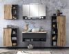 Waschtisch-Set >Kaprun< (B/H/T: 101x55x47 cm) in graphit - 101x55x47 (BxHxT) Bild 4