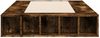 vidaXL Bettgestell Räuchereiche 75x190 cm Holzwerkstoff 3280535 Bild 4
