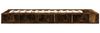 vidaXL Bettgestell Räuchereiche 75x190 cm Holzwerkstoff 3280535 Bild 5