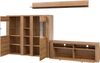 Home affaire Wohnzimmer-Set Larona, Wohnwand, Set 3 teilig, (3-St), Wohnzimmer Set bestehend aus 1 TV-Board, 1 Highboard,1 Wandregal Bild 3