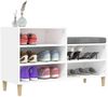 vidaXL Schuhregal Weiß 102x36x60 cm Holzwerkstoff 819724 Bild 4