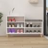vidaXL Schuhregal Weiß 102x36x60 cm Holzwerkstoff 819724 Bild 3