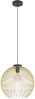 EGLO Hängelampe Venezuela - Moderne Pendelleuchte aus Metall schwarz-gold, Esszimmerlampe individuell höhenverstellbar mit E27 Fassung, Ø 40 cm, stilvolle Beleuchtung über Esstisch Bild 2