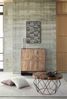 Couchtisch Aynada aus Teakholz, rundes Design, modern, Natur, einzigartiges Unikat Ø80 cm Bild 5