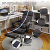Ergonomischer Bürostuhl mit Fußpedalen und hoher Rückenlehne, verstellbare Höhe Bild 4