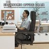 Ergonomischer Bürostuhl mit Fußpedalen und hoher Rückenlehne, verstellbare Höhe Bild 3