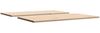 vidaXL Tischplatten 2 Stk. 90x45x1,7 cm Rechteckig Massivholz Kiefer 847416 Bild 5