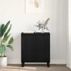 vidaXL Sideboard Schwarz Eichen-Optik 60 x 35 x 70 cm Holzwerkstoff 882603 Bild 4