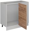 Eckunterschrank R-Line Goldkraft Eiche 86 cm ohne Arbeitsplatte Vicco Bild 3