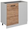 Eckunterschrank R-Line Goldkraft Eiche 86 cm ohne Arbeitsplatte Vicco Bild 4