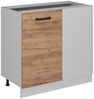Eckunterschrank R-Line Goldkraft Eiche 86 cm ohne Arbeitsplatte Vicco Bild 5