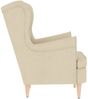 vidaXL Sessel Creme 74x84x100 cm Stoff 4016902 Bild 5