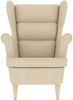 vidaXL Sessel Creme 74x84x100 cm Stoff 4016902 Bild 4