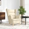 vidaXL Sessel Creme 74x84x100 cm Stoff 4016902 Bild 3