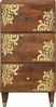 vidaXL Sideboard mit Schubladen Braun 40 x 33 x 75 cm Massivholz Mango 4018759 Bild 3