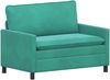 vidaXL Sofa Set 2 pcs Türkis Samt 3417136 Bild 4