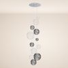 s.luce Orb Galerieleuchte 12-flammig Modular Rauch, Klar Bild 1