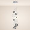 s.luce Orb Galerieleuchte 12-flammig Modular Rauch, Klar Bild 1