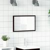 vidaXL Badspiegel mit LED-Leuchten Schwarz Eichen-Optik 60x8,5x37 cm 862547 Bild 4